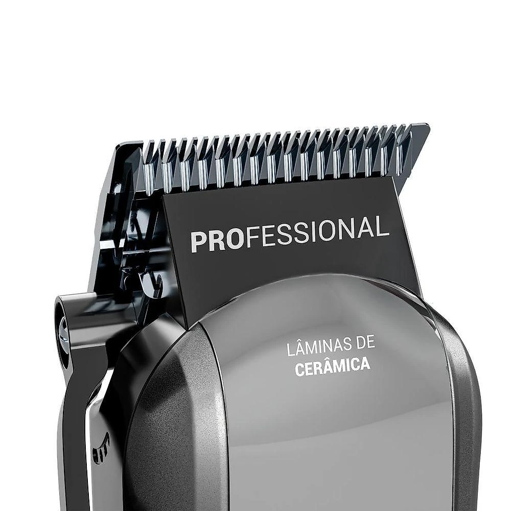Máquina de Cortar Cabelo Philco 8 Acessórios 10W PCR07 Bivolt