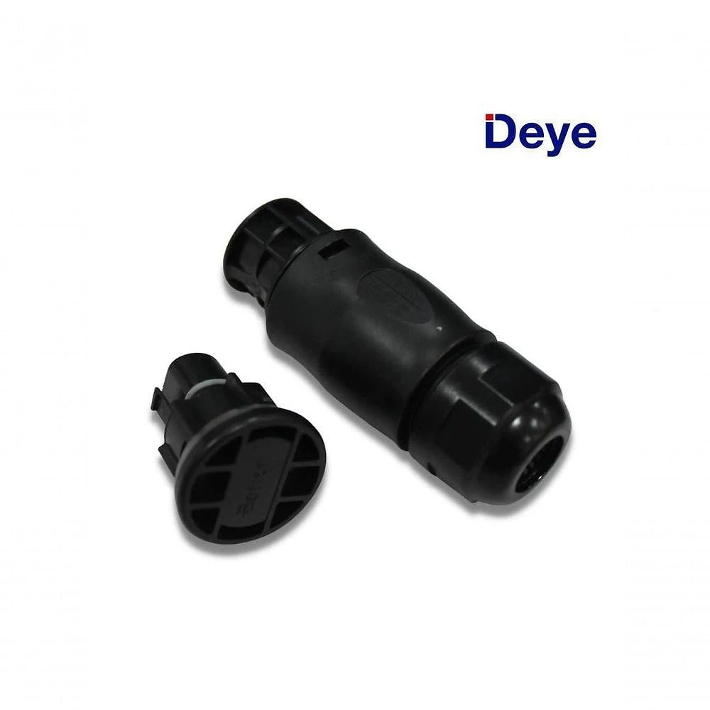 Conector Deye Femea E Endcap Para Micro Inversor Deye