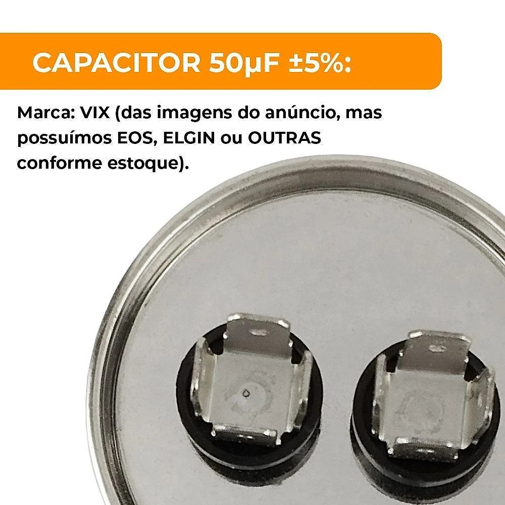 Capacitor Permanente 50uf 380v