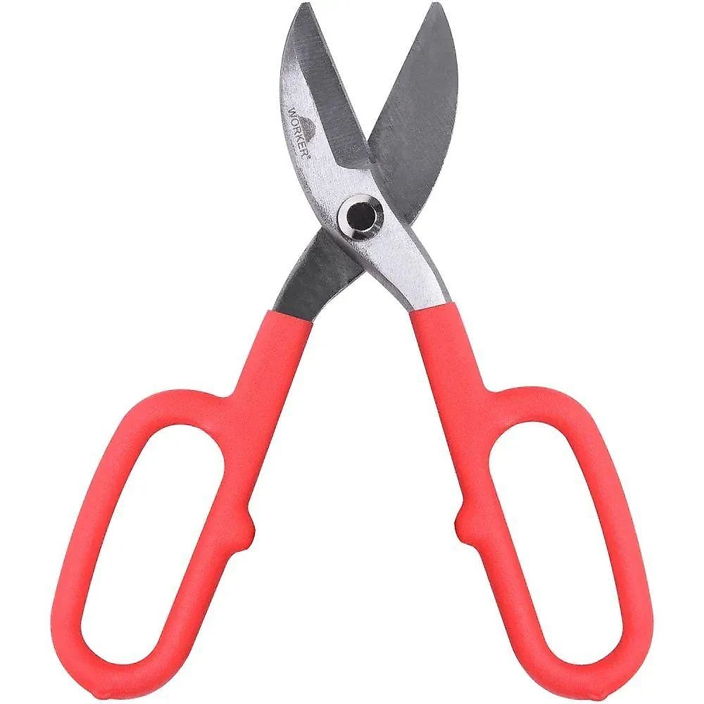 Tesoura Corta Chapa 8 Worker com Aço Carbono Especial Forjado e Temperado 8POL Worker