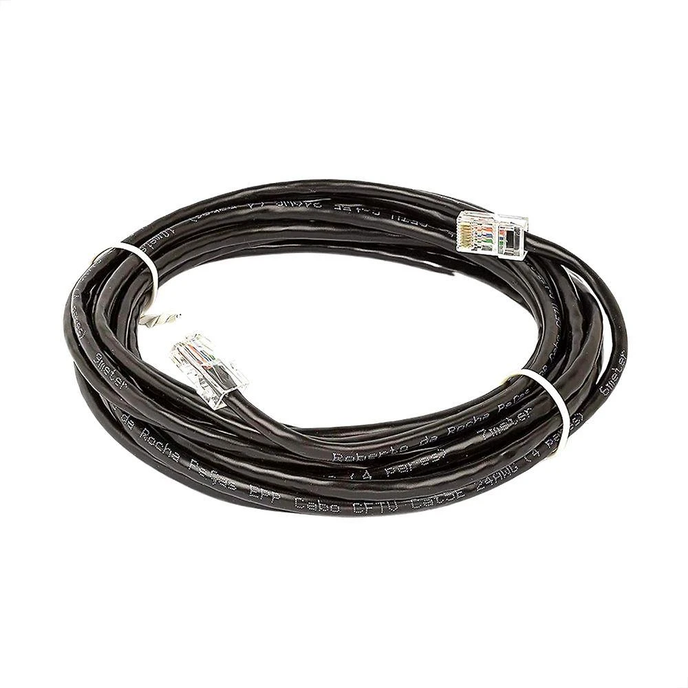 Cabo De Rede Cat5e Montado Preto - 90 Metros