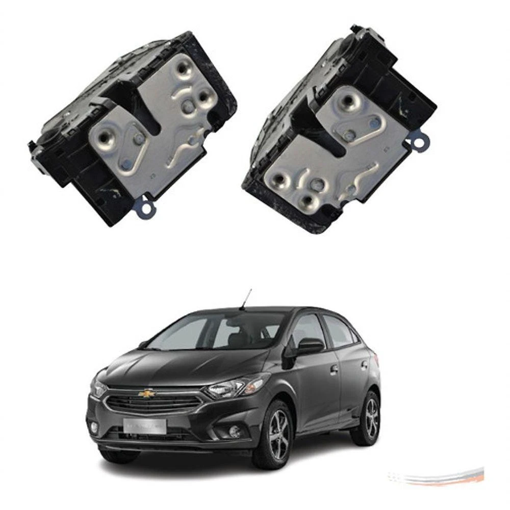 Par de Fechadura Elétrica Dianteira F103 para Chevrolet Onix Cobalt Prisma G2 Spin Universal