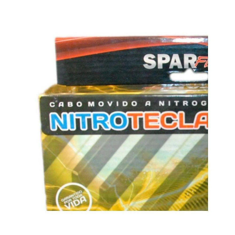 Cabo para Teclado Nitro 100 3m Preto com Transmissão Estável de Sinal Sparflex