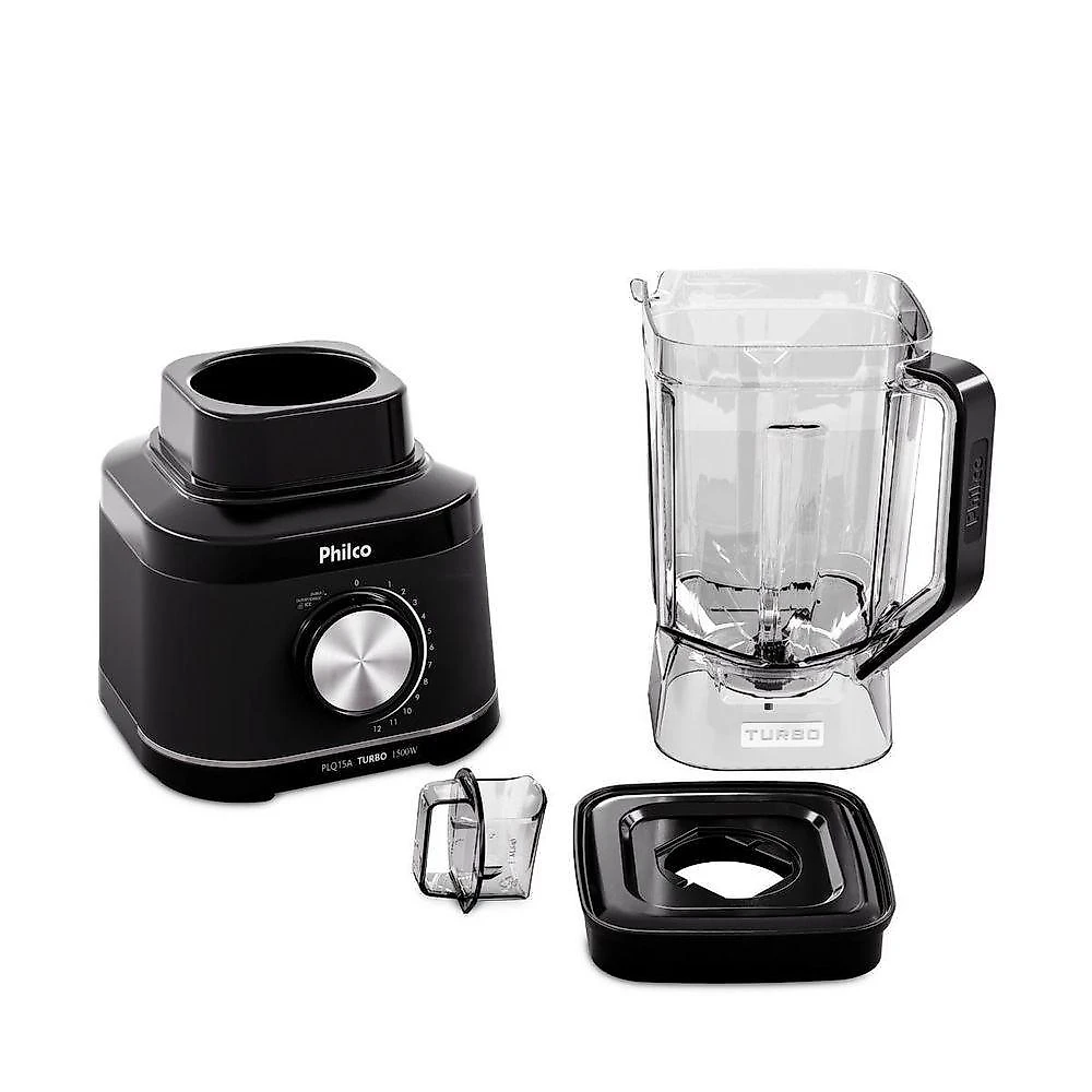 Liquidificador Philco 1500W 12 velocidades 3,1L PLQ15A 220V