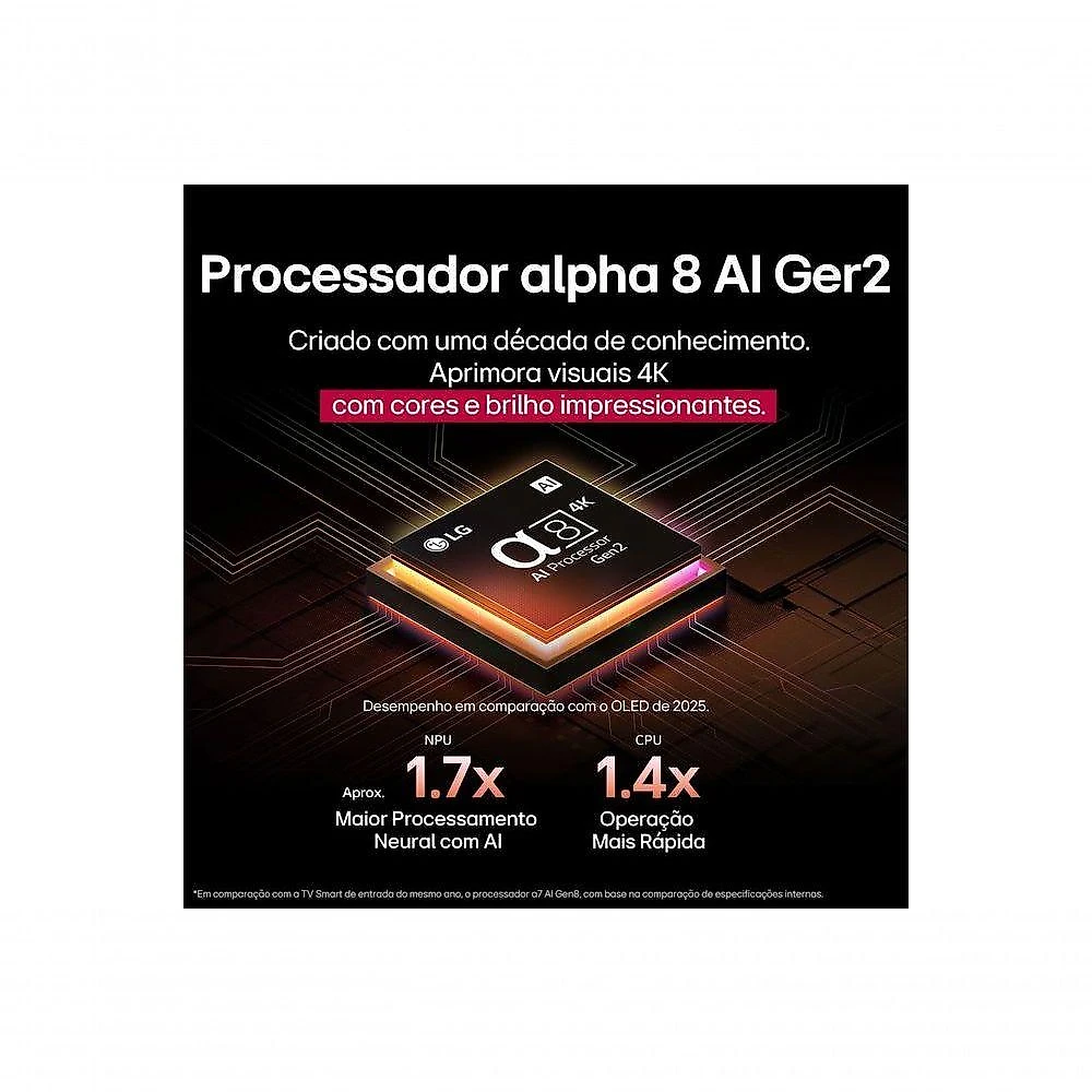 Smart TV LG OLED AI B5 4K De 55 Polegadas 2025 Bivolt