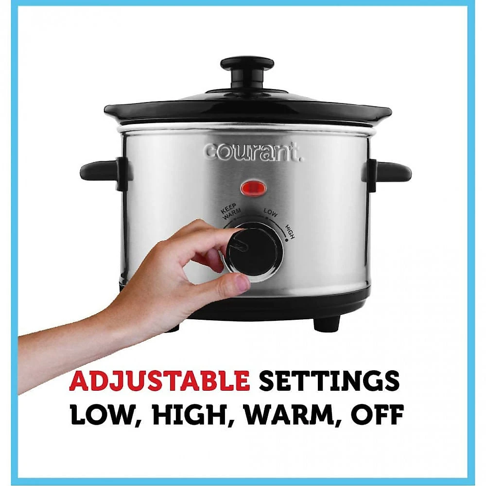 Courant Panela Elétrica Multifuncional 15L Aço Inoxidável co m Controle de Temperatura 110V120W Prata
