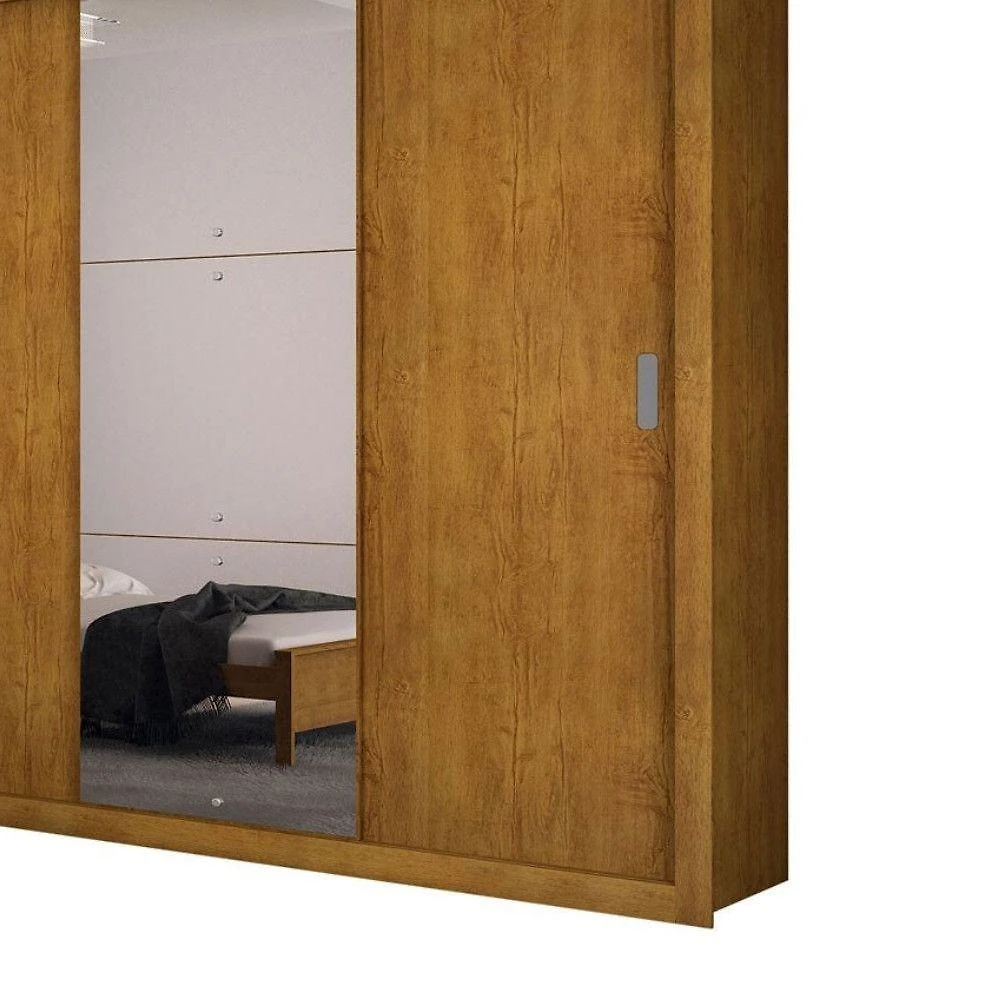 Miniatura Guarda Roupa Casal Veneza Luxo Com 3 Portas Rufato Imbuia