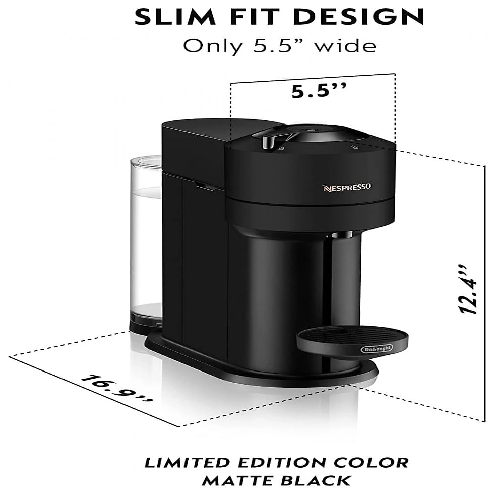 Miniatura Cafeteira Elétrica Programável Nestle Nespresso ENV120BM 1.2L, 110V, Preta