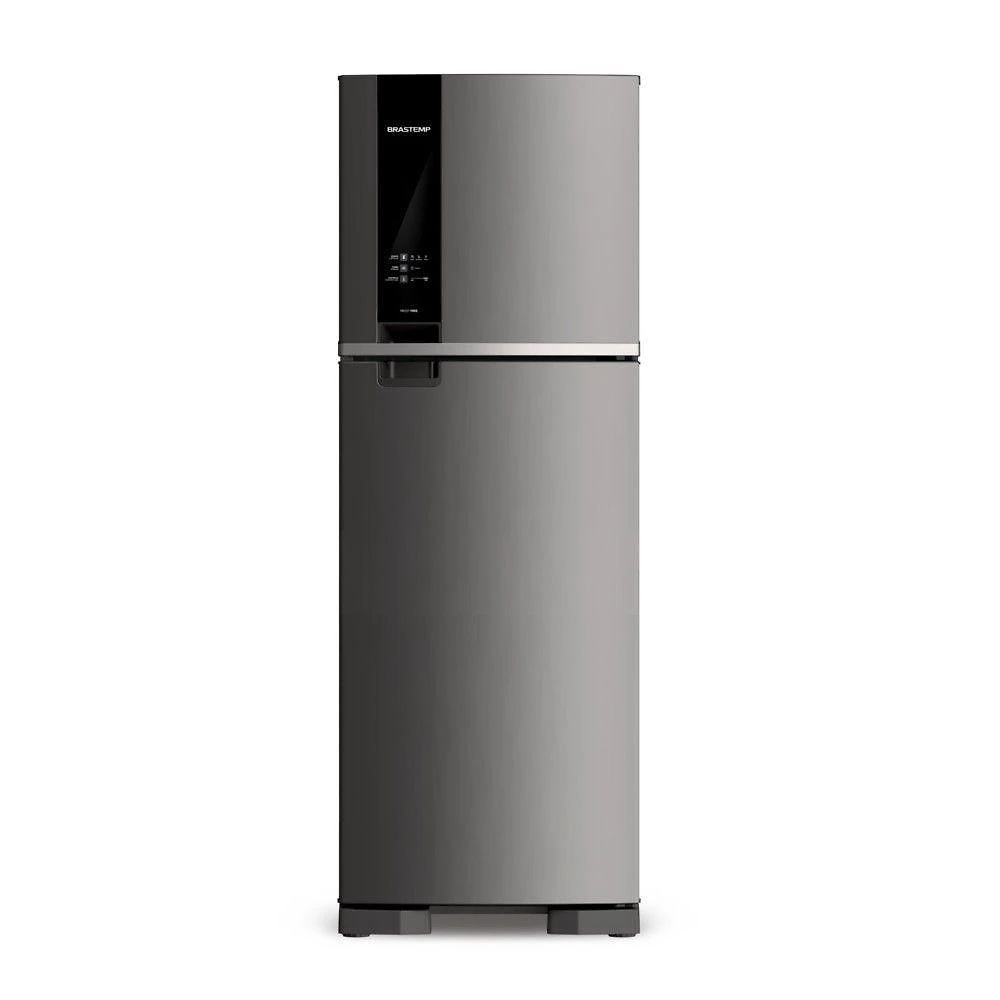Refrigerador brastemp 2 portas evox 375l frost free brm45hkbna 220v