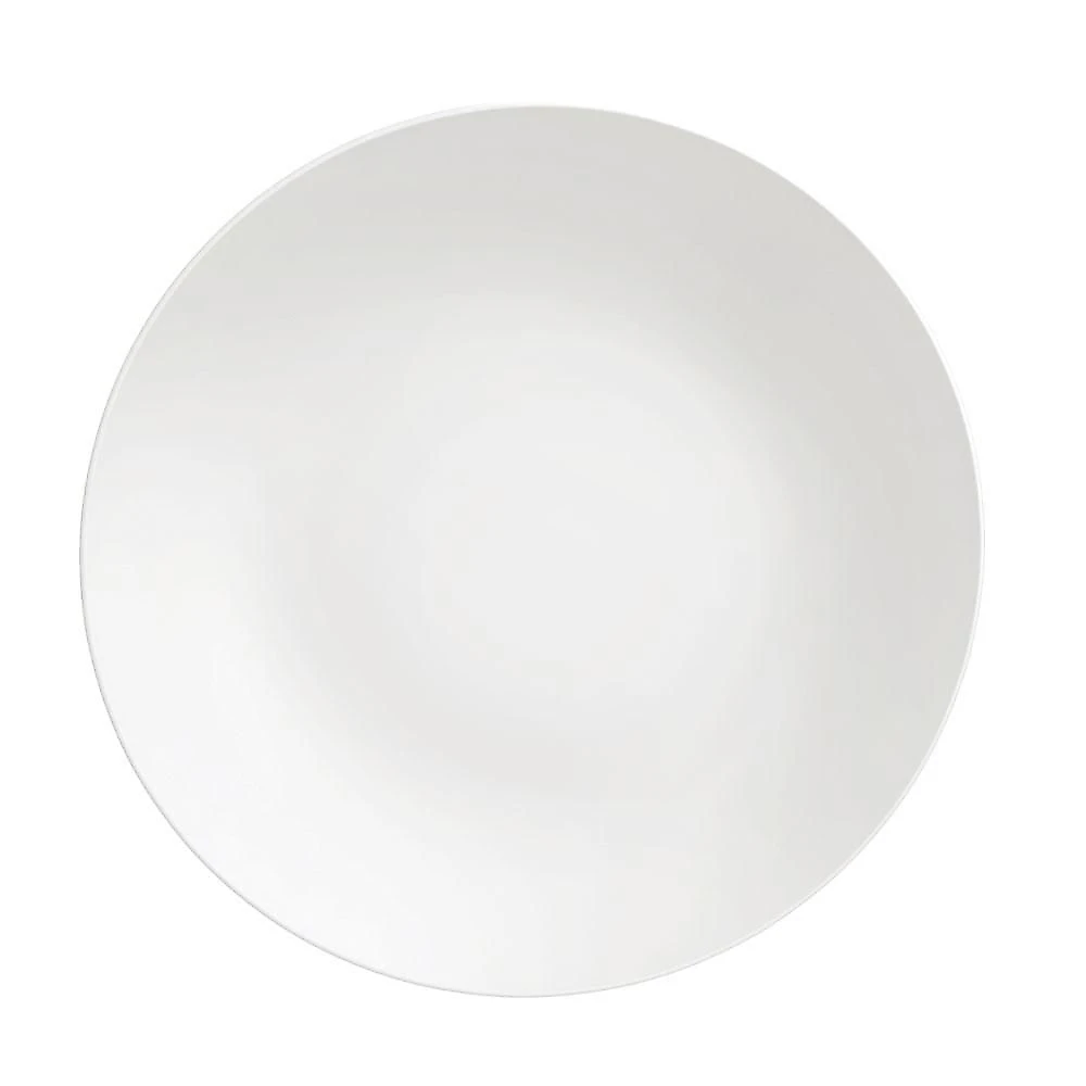 Conjunto De Pratos Raso Leonora 12 Peças Em Porcelana Branca 25 Cm - Tramontina 96010204