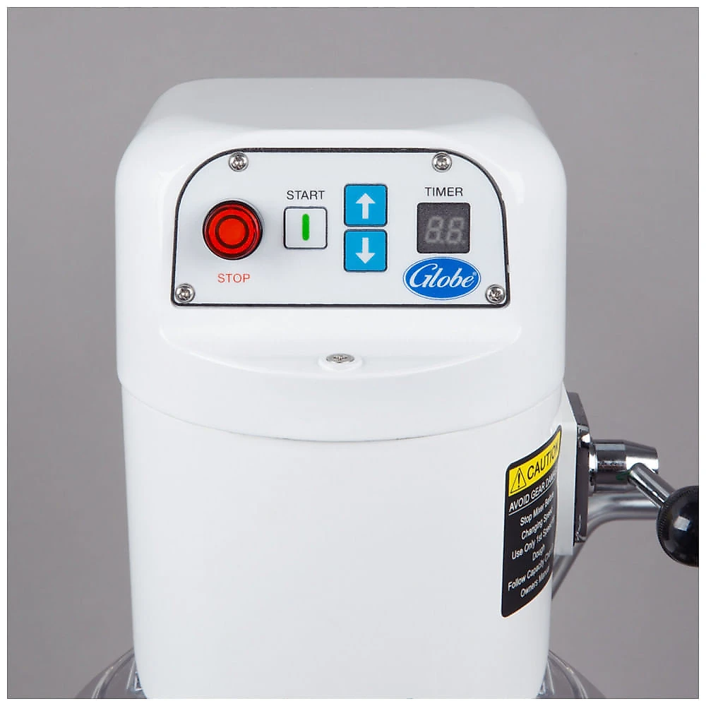 Misturador,Mixer Comercial de Bancada Globe SP08 7,57 Litros com Elevação de Tigela e Protetor de Segurança 110V, 14 hp