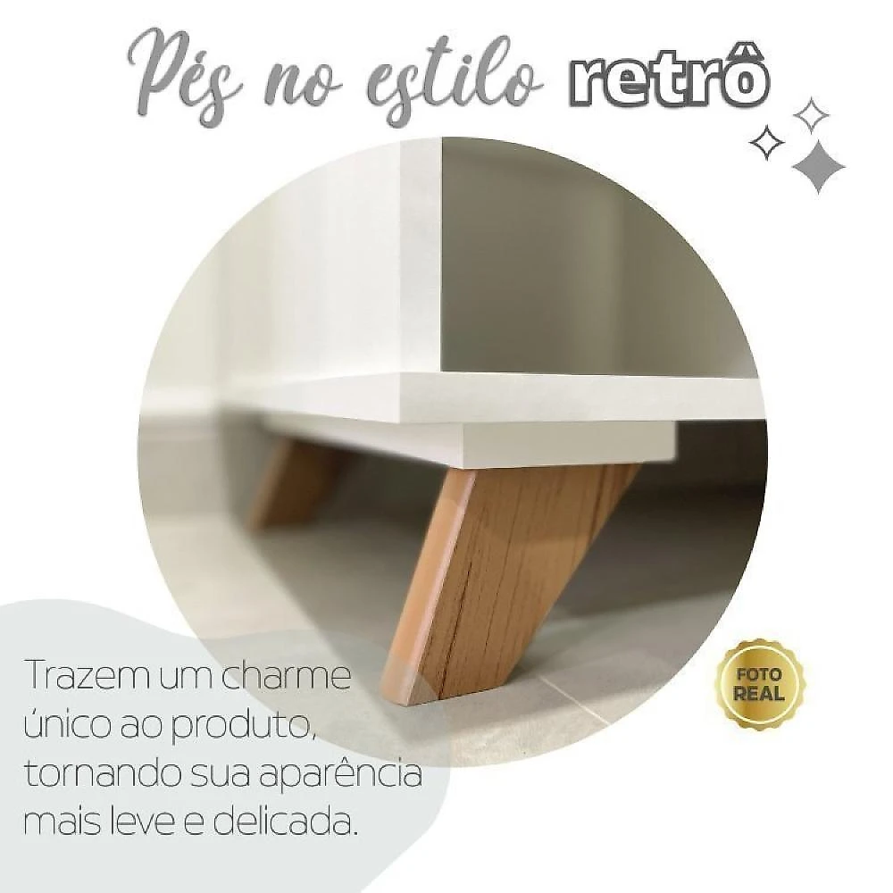 Kit 3 Peças 1 Escrivaninha em L Gold 1 Balcão Lugano 1 Gaveteiro Day Escritório Completo 3 Peças 1 Escrivaninha em L Gold 1 Balcão Lugano 1 Gaveteiro Day Artany Olmo/Branco