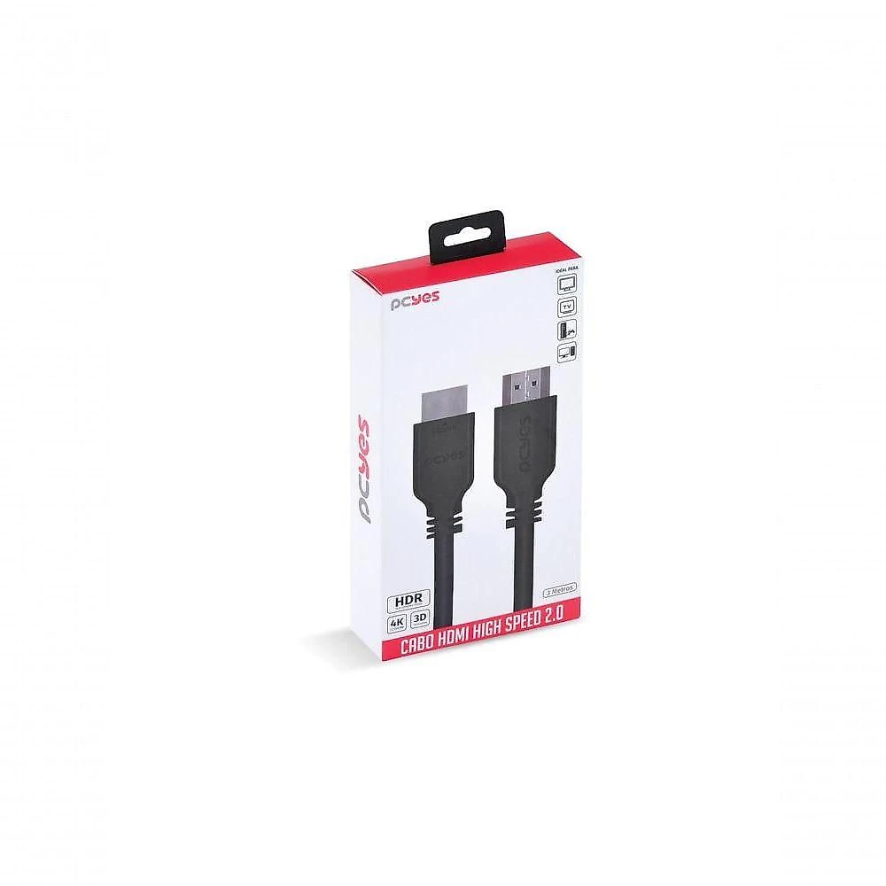 Cabo Hdmi 2.0 4k 28awg Puro Cobre 5 Metros - Phm20-5