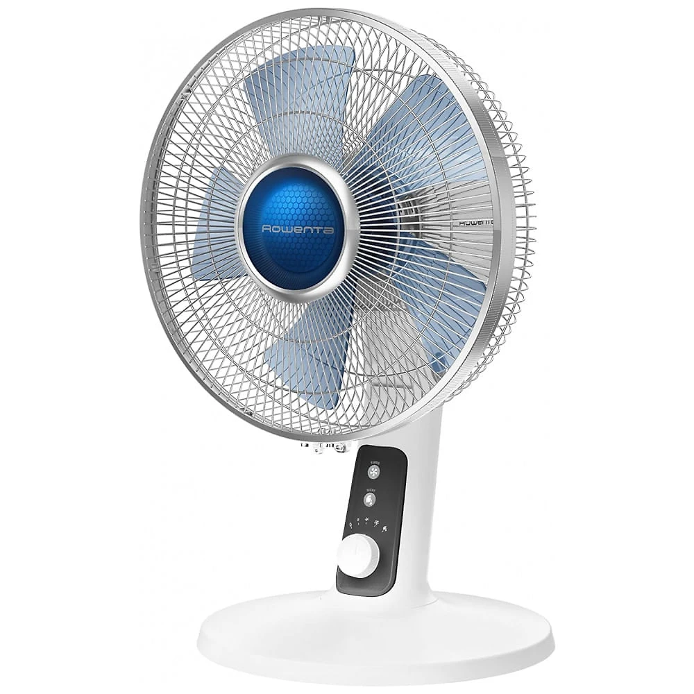 Ventilador de Mesa com 4 Velocidades, Ultra Silencioso, 110V, Rowenta, Branco