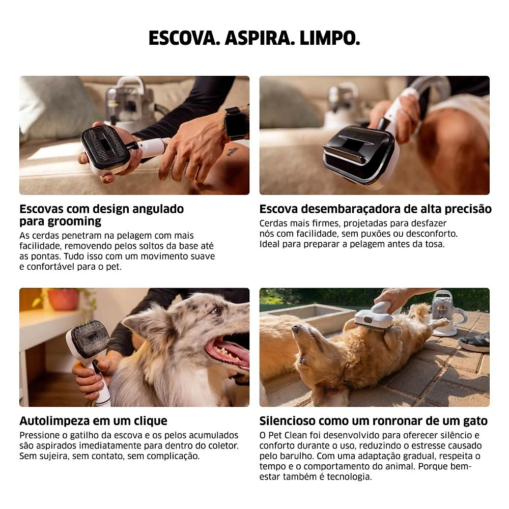 Aspirador de Pelos e Tosador Pet Clean Kärcher 110V