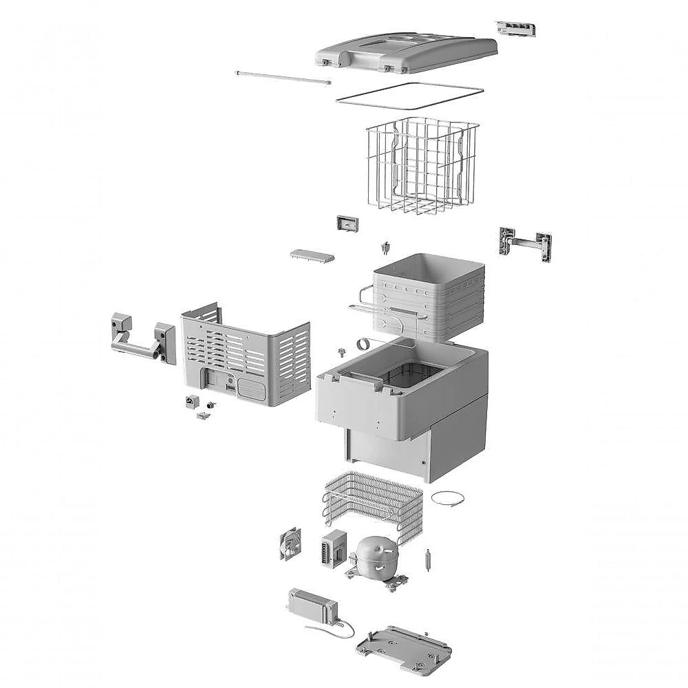 Geladeira Portátil 31 Litros Bivolt 12-24v Resfri Ar