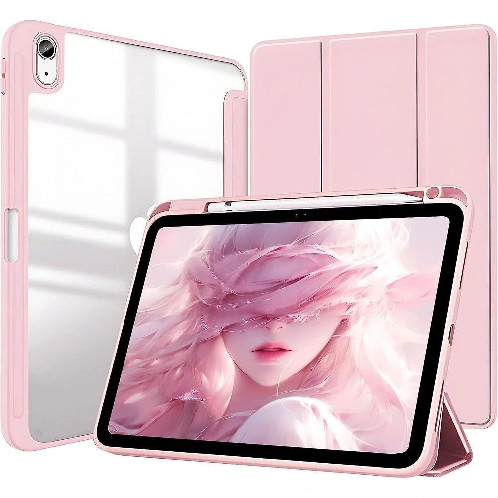 Capa Compativel Ipad (a16) 11a/10a Geração (2025/2022) 10.9 Polegadas Capinha Protetora Fina Traseira Transparente Prote