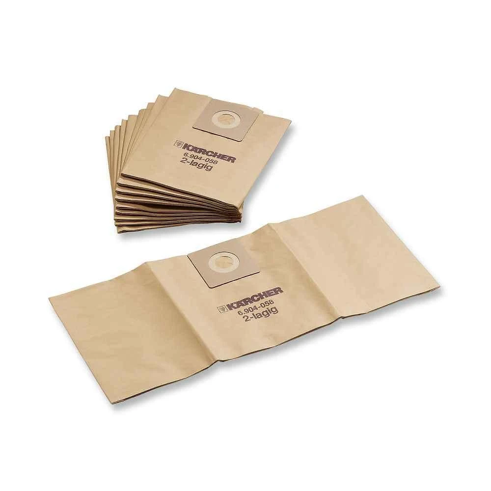 Kit de Filtros de Papel para Aspirador T201 (10 unidades) Karcher