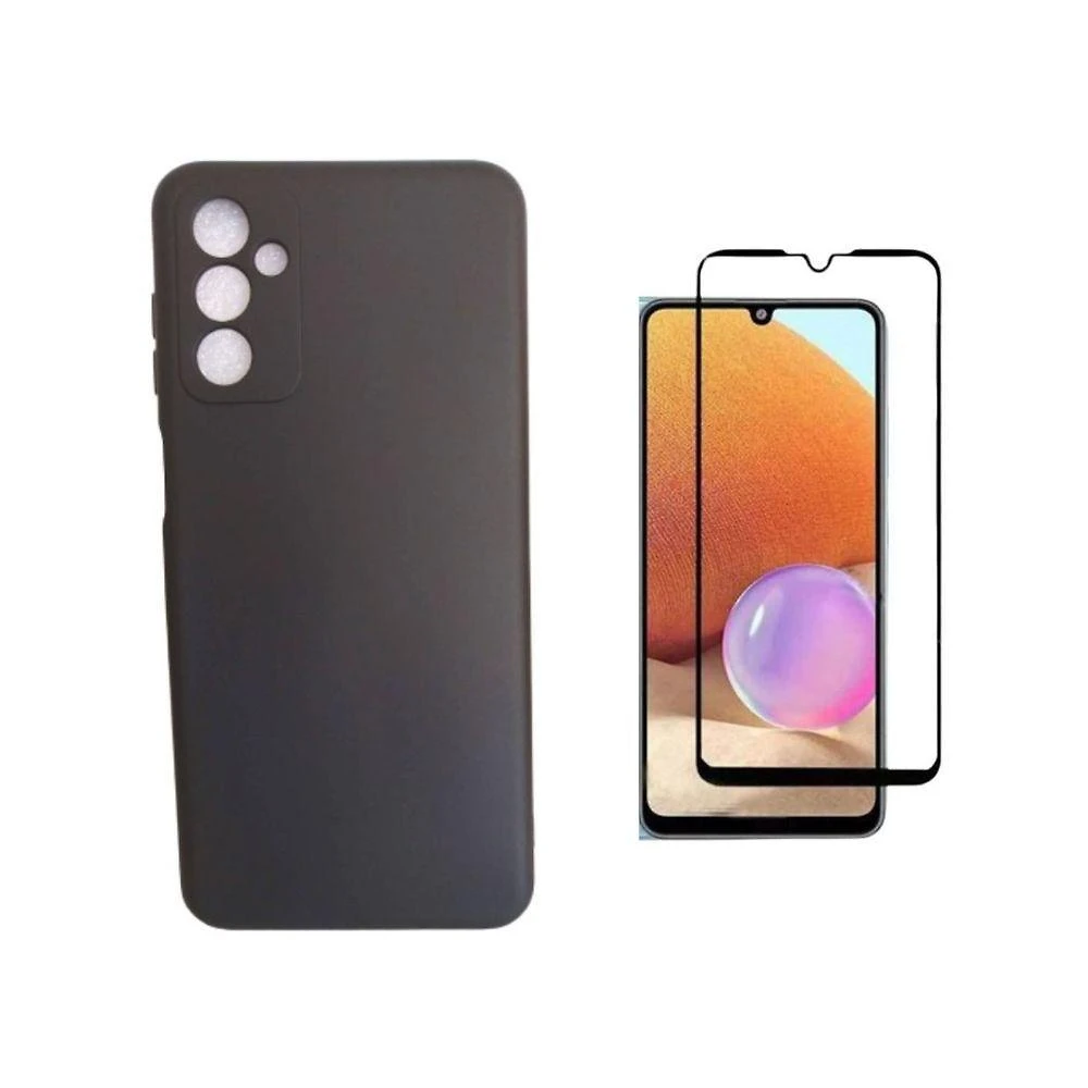 Capinha Para Galaxy M23 5g Aveludada Premium + Película 3d