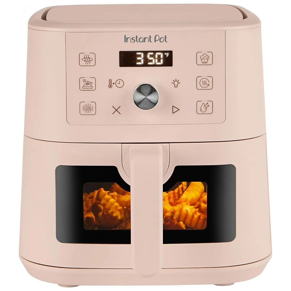 Instant Pot VORTEX 4 Qt Mini Air Fryer 6 em 1 Rosewater - Versátil, Compacta e Poderosa