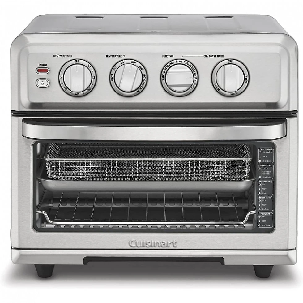 Forno Elétrico de Bancada 8 em 1 com Controle de Temperatura e Temporizador, Cuisinart TOA 70, 110V, Cinza