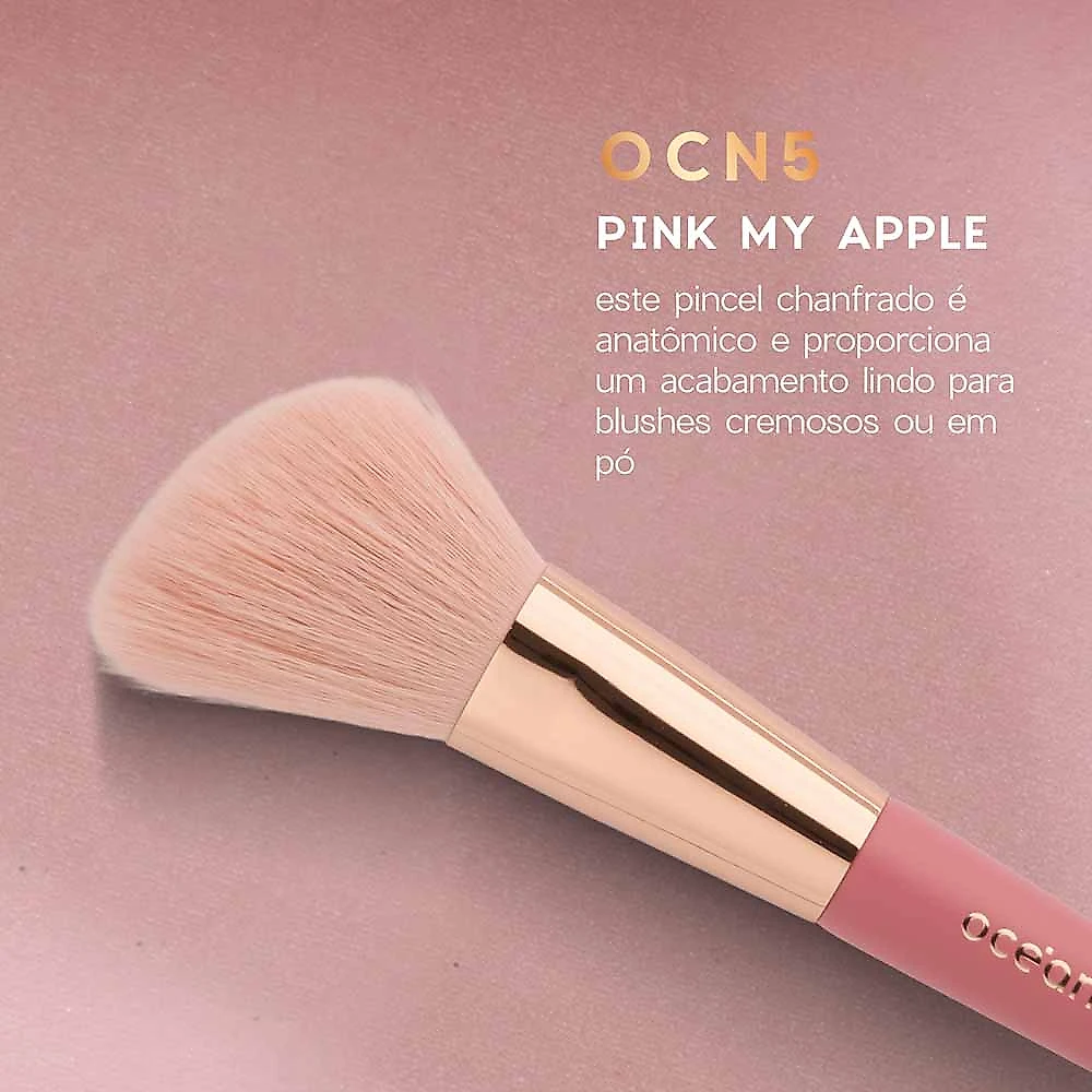 Océane Mini Brush Kit com 5 Pincéis Kit