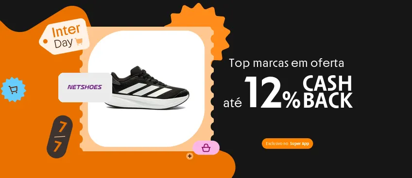 Loja Netshoes com até 12% de cashback