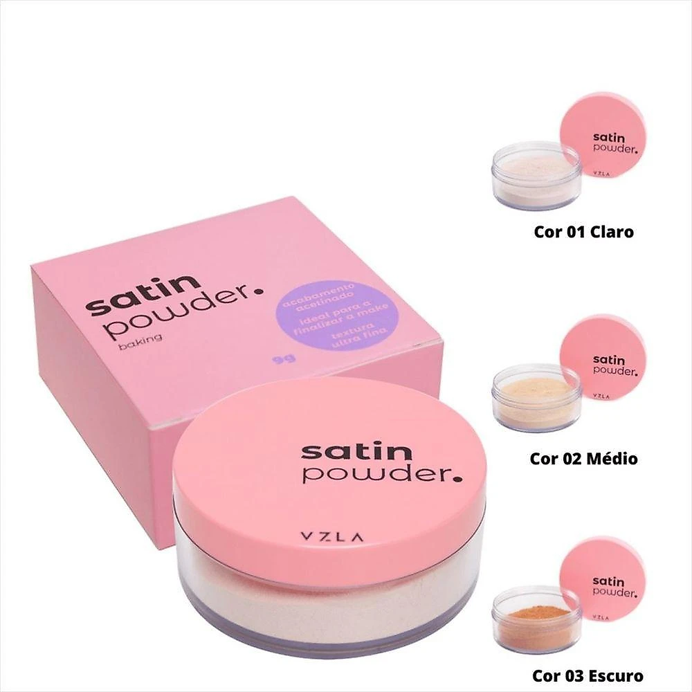 Vizzela Pó Facial Santin Powder 9g Cor 01