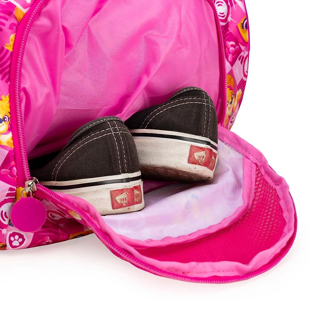 Bolsa de Viagem Feminina Pequena Infantil Patrulha Canina Skye Rosa Rosa - P