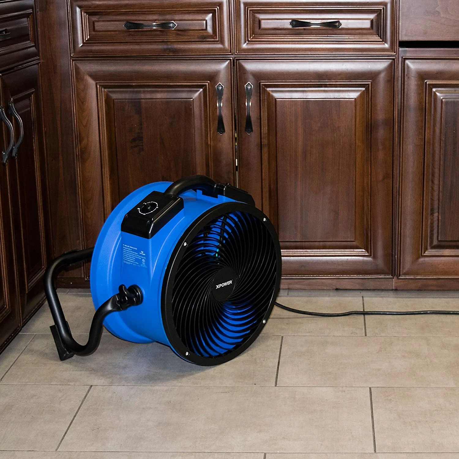 Ventilador Nível Profissional XPOWER FC300 4 Velocidades Azul 110V