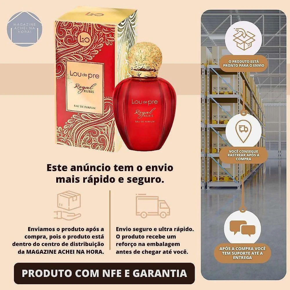 Perfume Feminino Lou de Pre Royal Rubis Eau de Parfum 90ML La Rive