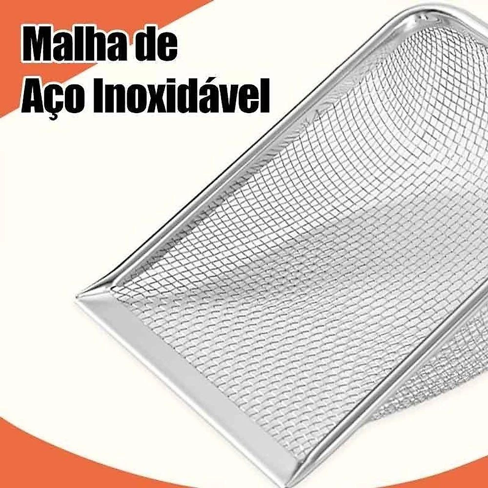Pá Higiênica OEM para Limpeza de Caixas de Areia de Répteis em Aço Inox 27cm 1 Unidade