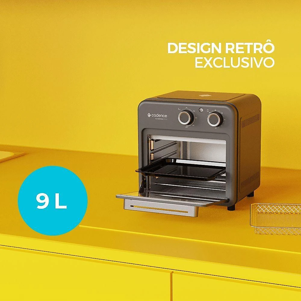 Fritadeira 9L Cadence Classicook Forno E Fryer 2 Em 1 220V