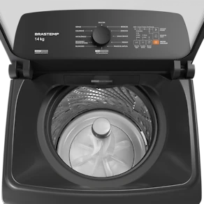 Miniatura Máquina de Lavar 14kg Brastemp BWJ14A9 Platinum Smart Sensor Cinza 110V