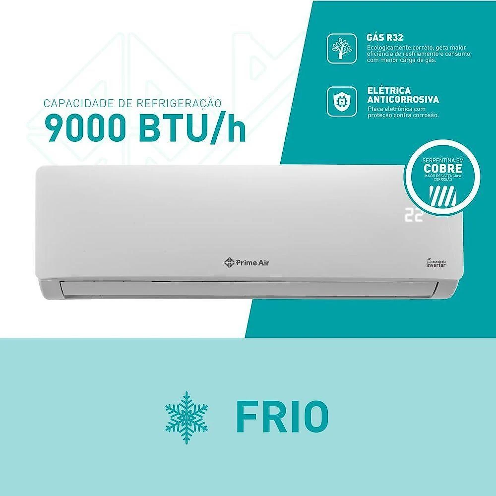 Ar Condicionado Split 9000 BTU/h Prime Air 9FC Frio 220V