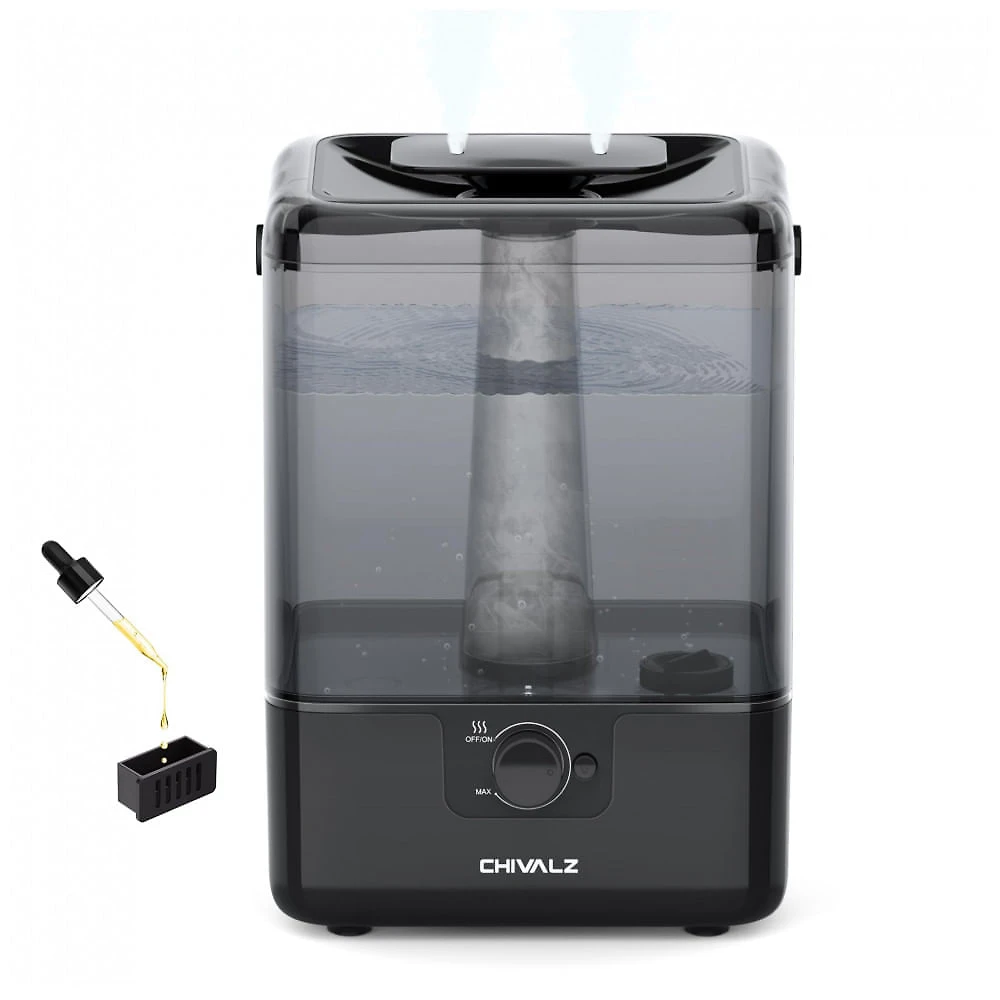 Umidificador CHIVALZ Preto 6L Difusor de Óleos Essenciais YZY6001-KC