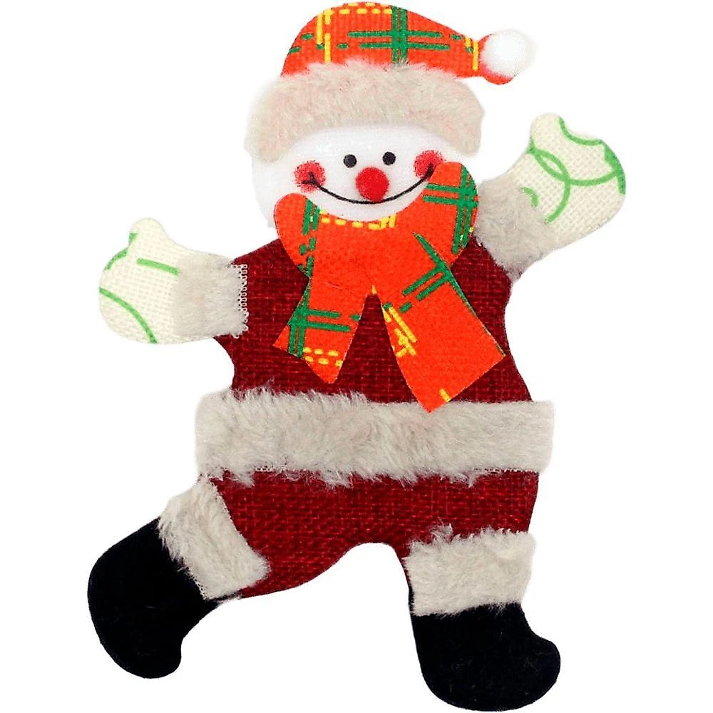 Kit Decoração Natalina Pendentes de Natal com Urso Rena Papai Noel e Boneco de Neve Branco 32