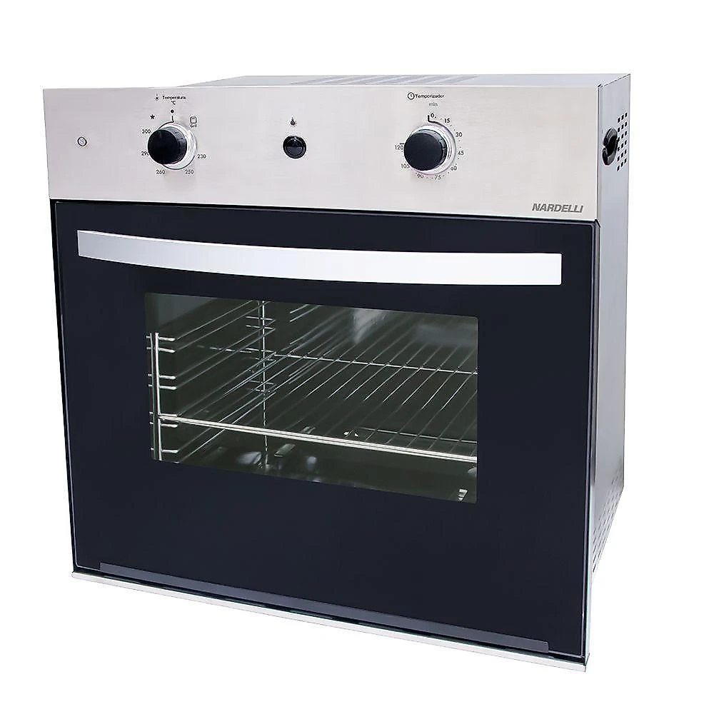 Forno a gás de embutir nardelli grill 57l inox 220v g57