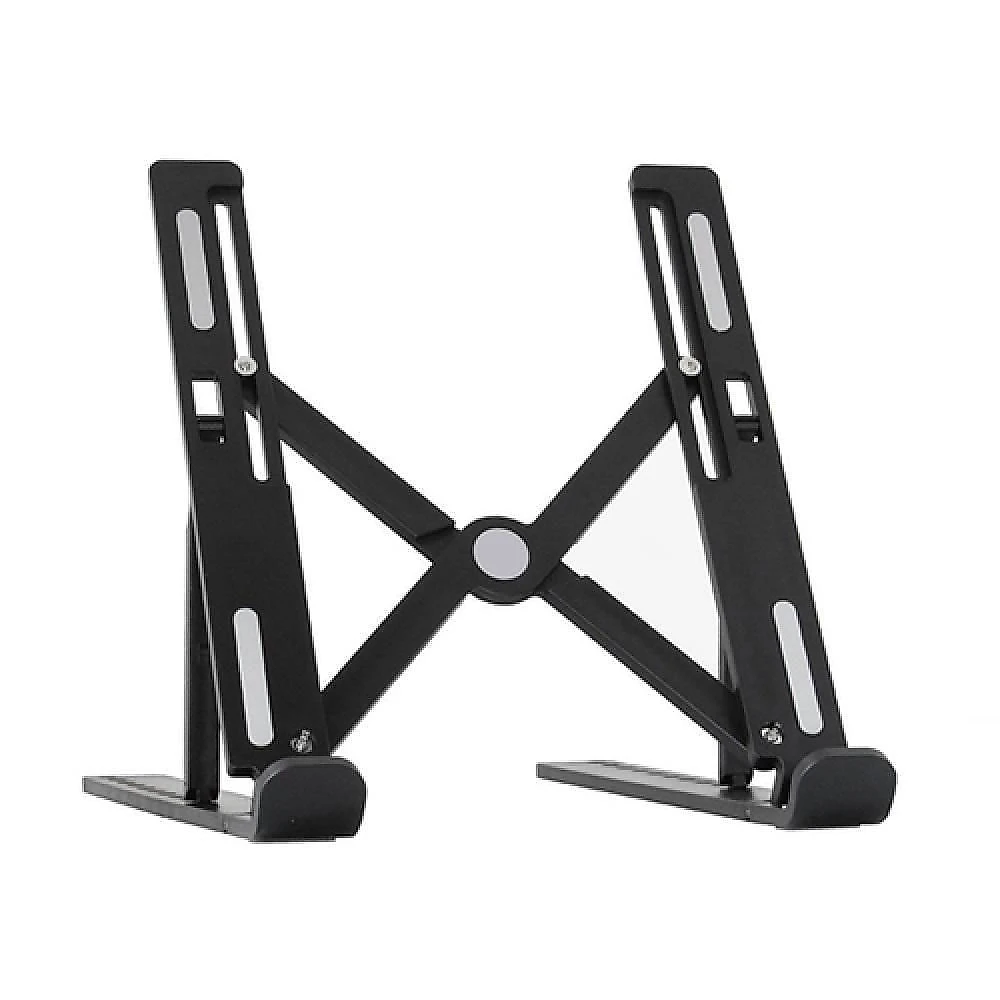 Suporte Articulado Notebook Tablet Ergonômico Ajustável Dobrável Antiderrapante Mesa Escritório Preto