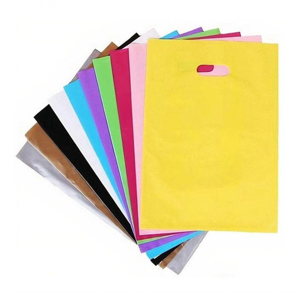 Sacola Plástica Kit Boca de Palhaço 30x40 3KG com Alça Vazada Transparente Higipack