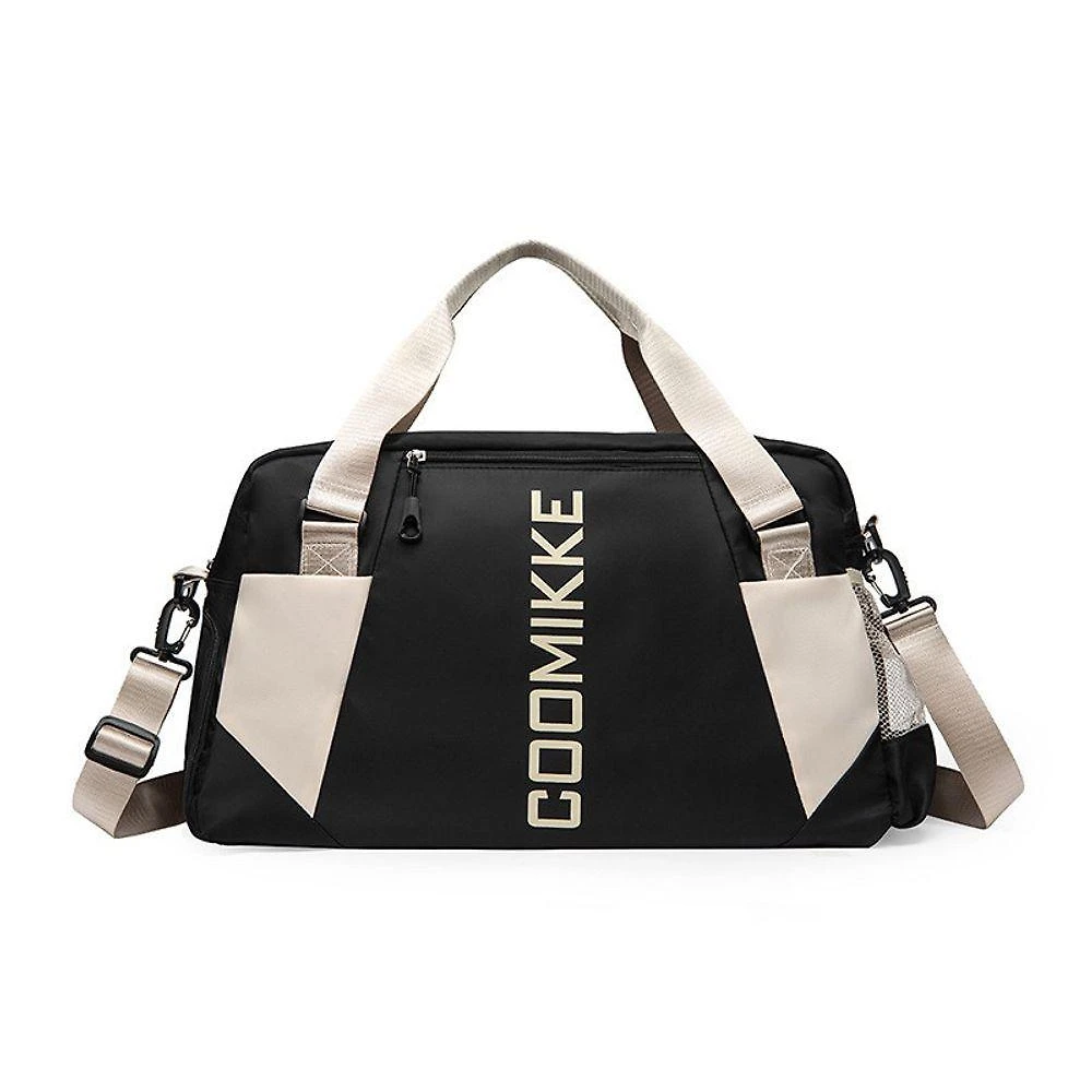 Bolsa Mala Fitness Esportiva de Viagem Grande Impermeável com Compartimento para Calçado Preto OEM