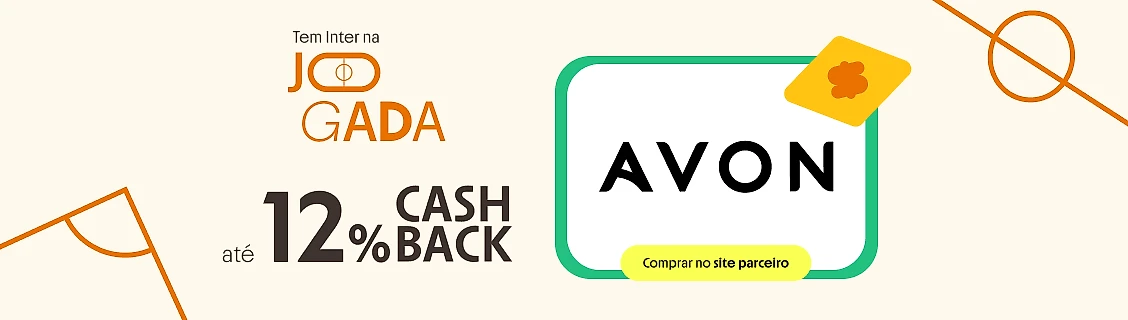 AVON COM ATÉ 12% DE CASHBACK