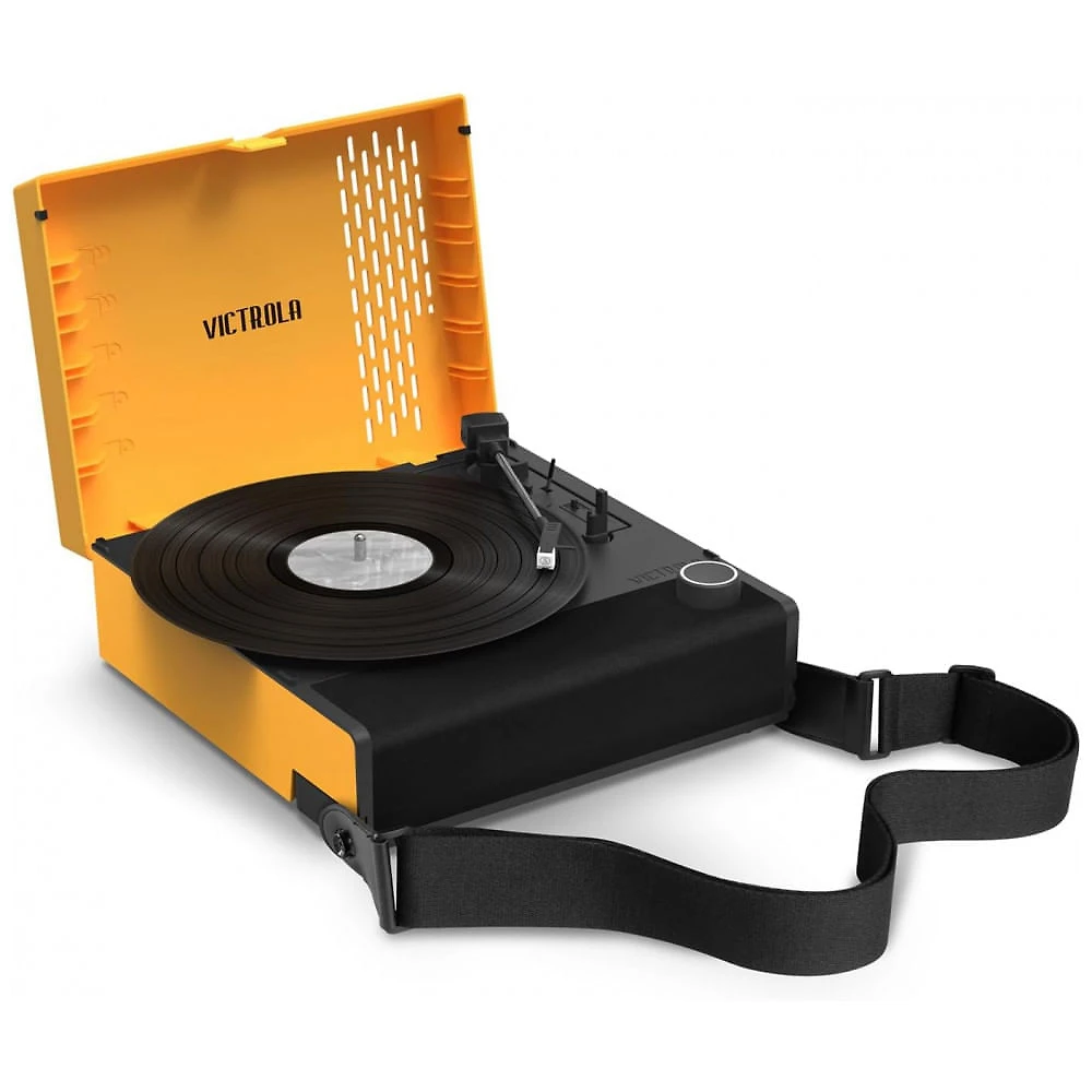 Toca Discos Portátil Revolution GO com Bluetooth, 3 Velocidades e Alto-falantes Integrados, Victrola VSC-750SB-CTR, ...