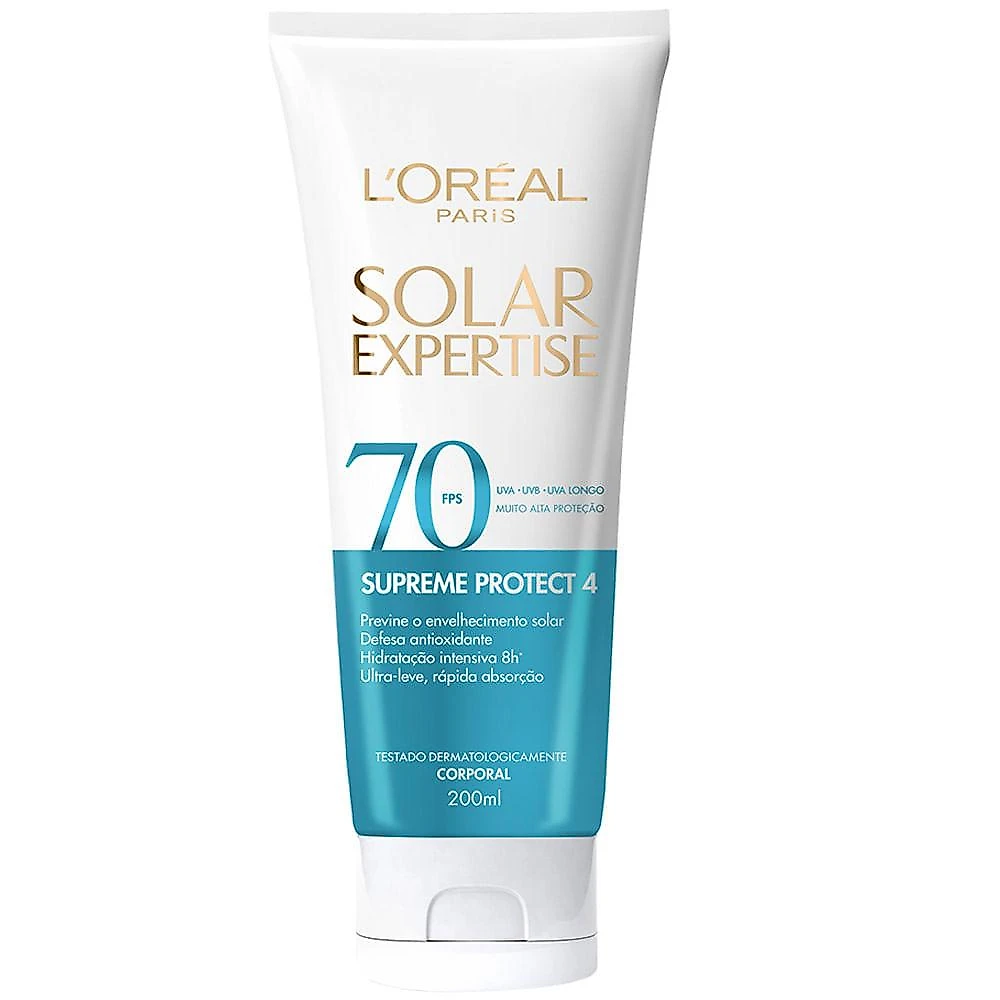 Protetor solar corporal l'oréal paris solar expertise supreme protect 4 fps 70 200ml