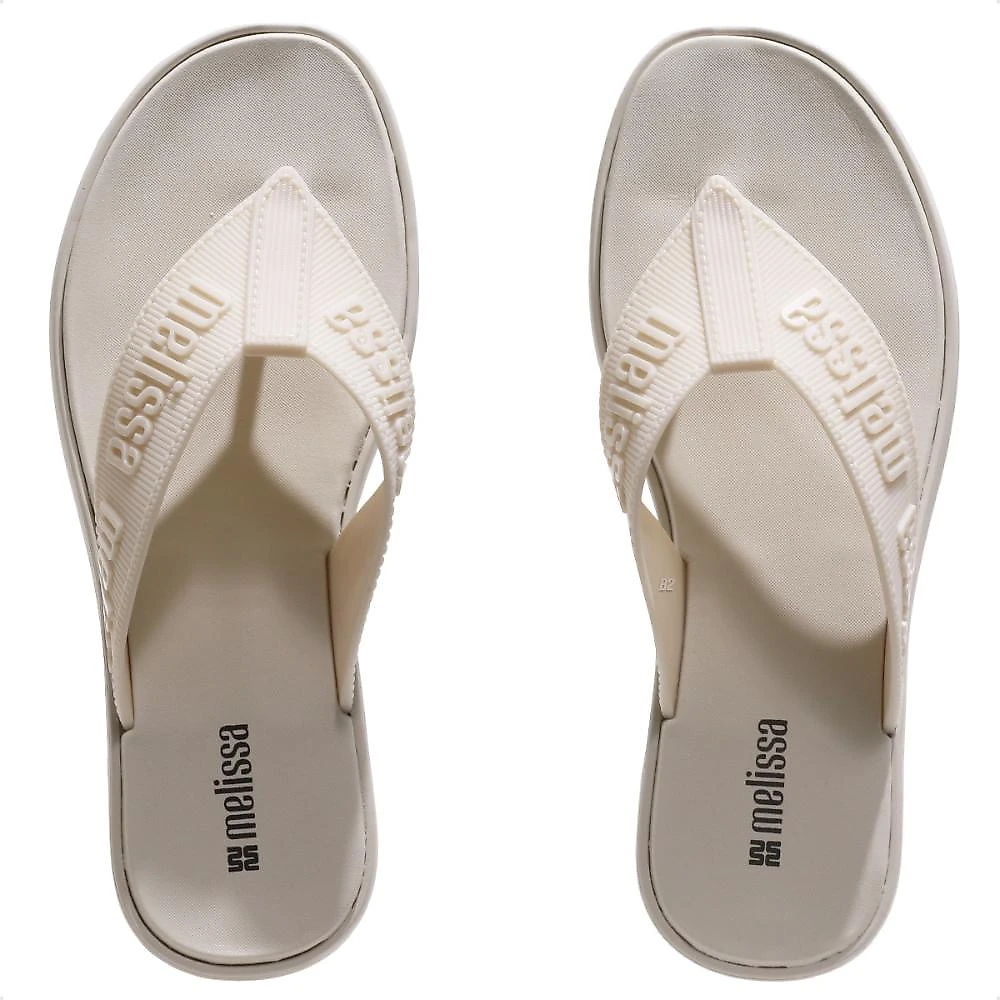 Sandália Melissa M-Lover Thong Platform Feminina Bege - 33/34