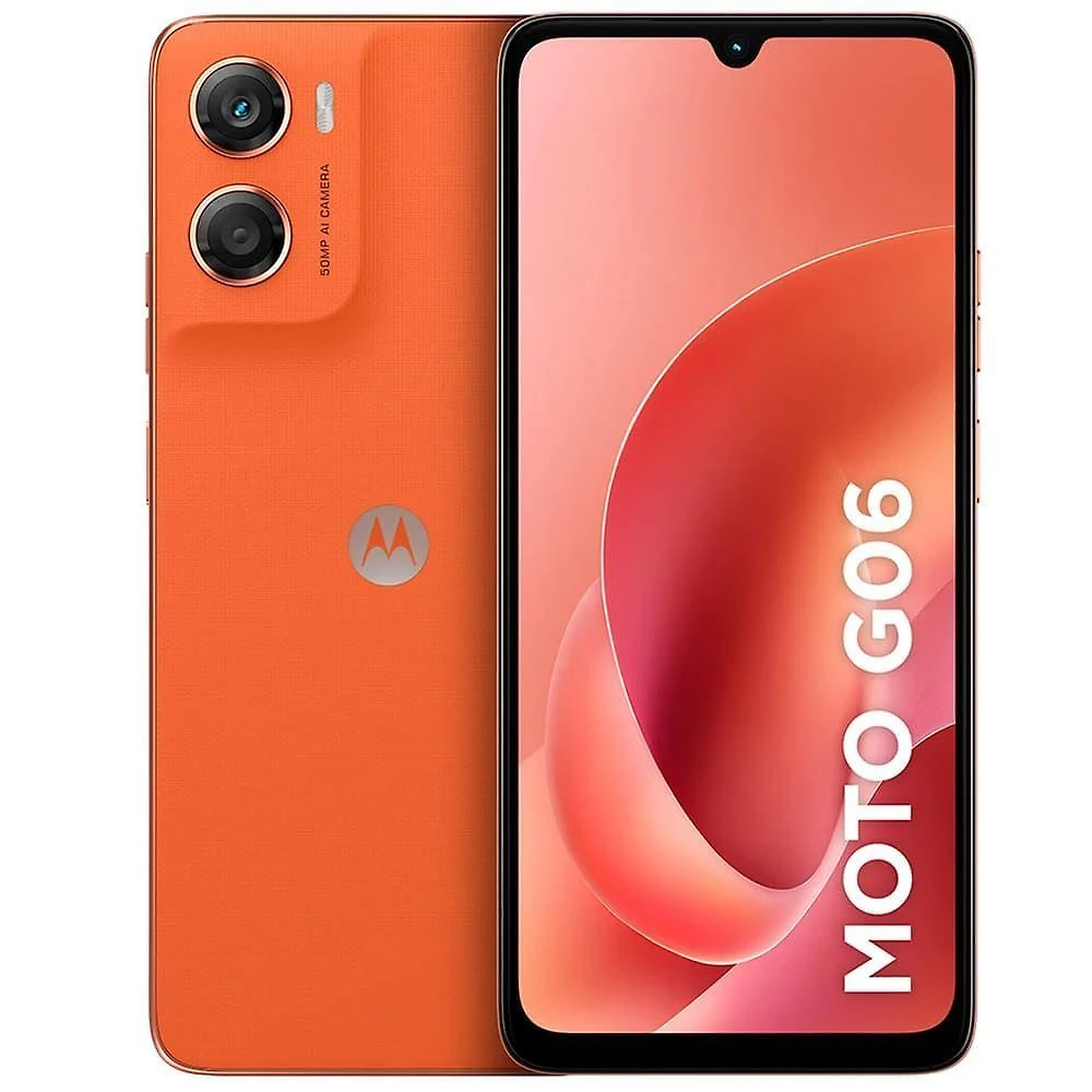 Celular Motorola Moto G06 128GB 6,9 Polegadas Laranja