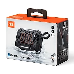 Caixa de Som JBL Go 5 Bluetooth À Prova d`Água e Até 10h de Bateria Preta Bivolt