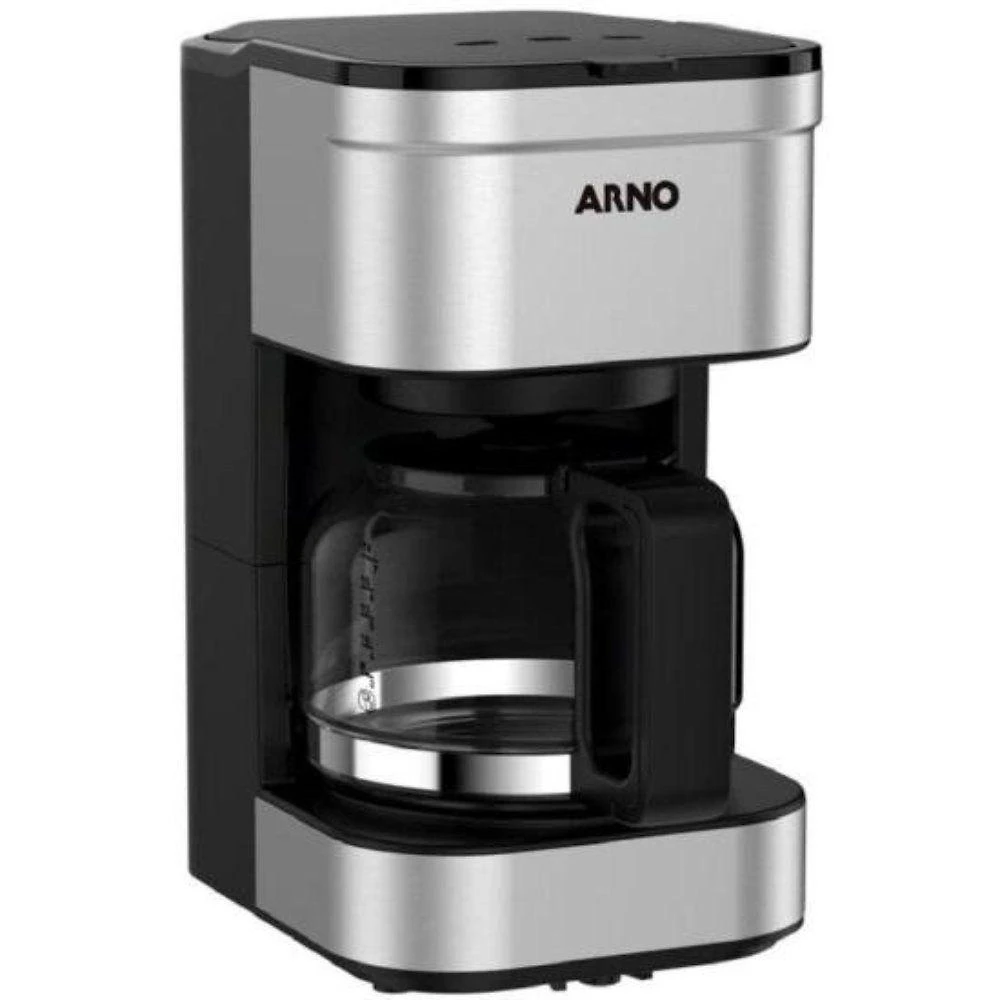Cafeteira Elétrica Arno Preferita Inox Jarra Vidro 750ML 127