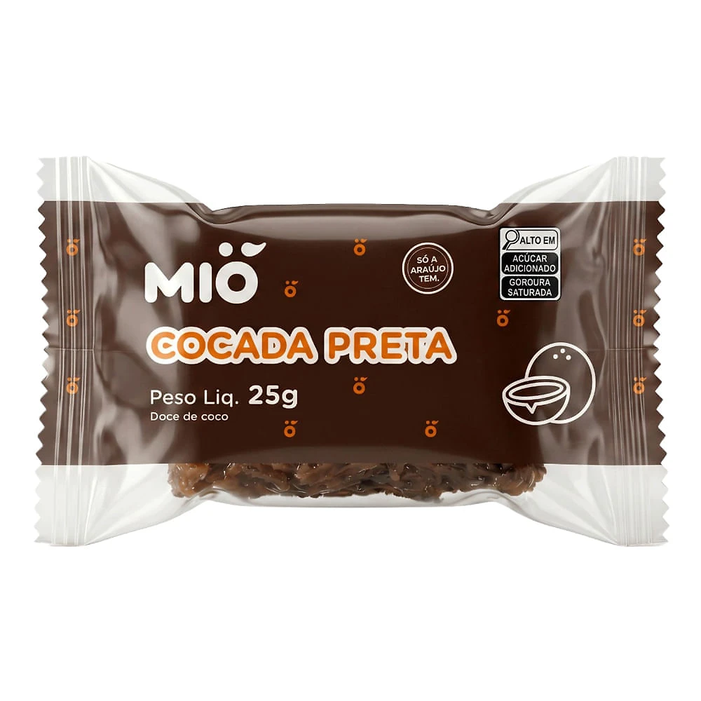 Cocada Mió Preta 25g