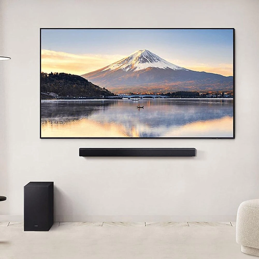 Soundbar Samsung Série B HW-B450F 2.1 canais Subwoofer - 2025